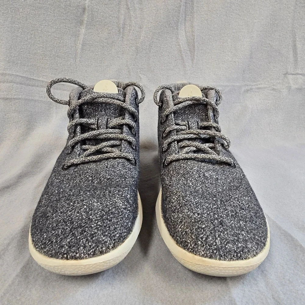 Allbirds Wool Runner-up Mizzle‎ Mens Grey Mid Top Sneakers WRUM M10